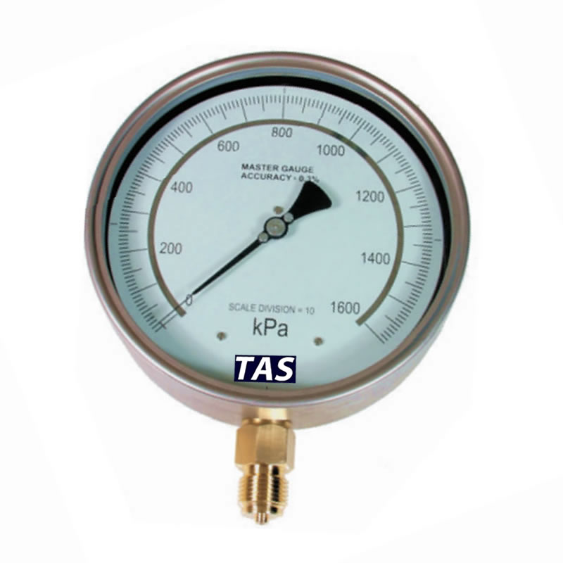 Test Gauge - Mirror Dial - Industrial Pressure Gauge